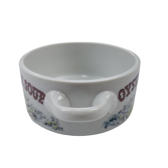 LJungberg Collection Le Ruth's Oyster Truffle Soup Recipe Two Handled Gumbo Bowl - Picture 7 of 8